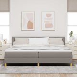Letto a molle con cuscino Talpa 200 x 200 cm Tessuto