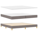 Letto a molle con cuscino Talpa 200 x 200 cm Tessuto