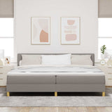 Letto a molle con cuscino Talpa 200 x 200 cm Tessuto