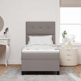 Letto a molle con testiera Talpa 90 x 190 cm Tessuto