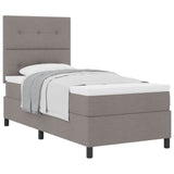 Letto a molle con testiera Talpa 90 x 190 cm Tessuto