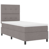 Letto a molle con testiera Talpa 90 x 190 cm Tessuto