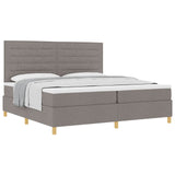 Letto a molle con materasso Talpa 200 x 200 cm Tessuto