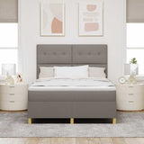 Letto a molle con testiera Talpa 140 x 200 cm Tessuto