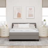 Letto a molle con materasso Talpa 140 x 190 cm Tessuto