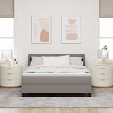 Letto a molle con testiera Talpa 140 x 200 cm Tessuto