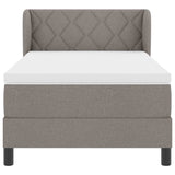 Letto a molle con testiera Talpa 90 x 190 cm Tessuto