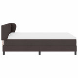 Letto box spring con materasso Marrone scuro 160 x 200 cm