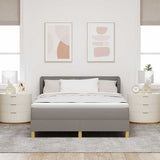 Letto a molle con materasso Talpa 140 x 200 cm Tessuto