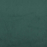 Letto a molle con materasso Verde scuro 90 x 200 cm Velluto