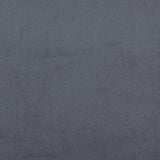 Letto con Molle e Materasso Grigio Scuro 80x200 cm Velluto