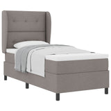 Letto a molle con testiera Talpa 90 x 190 cm Tessuto
