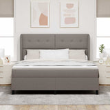 Letto a molle con testiera Talpa 180 x 200 cm Tessuto