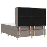 Letto con molle e materasso Grigio Scuro 90x190 cm Tessuto
