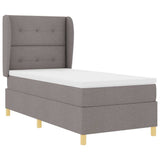 Letto a molle con testiera Talpa 190 x 90 cm Tessuto