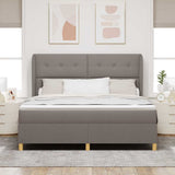 Letto a molle con testiera Talpa 200 x 180 cm Tessuto