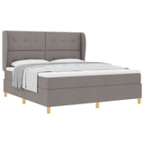 Letto a molle con testiera Talpa 200 x 180 cm Tessuto