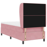 Letto a molle con materasso Rosa 200 x 80 cm Poliestere