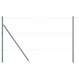 Palo della recinzione 52 pcs Verde 3.2 x 3.2 x 190 cm Acciaio