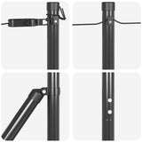 Palo della recinzione 26 pcs Argento 3.2 x 3.2 x 83.5 cm