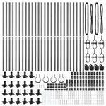 Palo della recinzione 26 pcs Argento 3.2 x 3.2 x 83.5 cm
