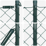 Recinzione in rete saldata con punte 25 x 0,8 m (L x H)