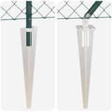 Recinzione in rete saldata con punte 25 x 0,8 m (L x H)
