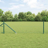 Recinzione in rete saldata con punte 0,8 x 25 m Verde Rete