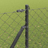Palo della recinzione Grigio 10 x 1,5 m (maglia 60 x 60 mm)