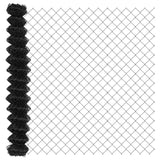 Recinzione a maglie con posti Grigio 1.5 x 10 m Acciaio