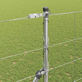 Palo della recinzione Zincato 25 x 1,6 m Acciaio