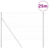 Palo della recinzione Zincato 25 x 1,6 m Acciaio