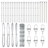 Recinzione da campo Argento 50 x 0.8 m Acciaio zincato