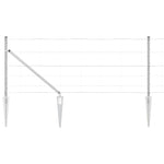 Recinzione da campo Argento 25 x 0.8 m Acciaio zincato