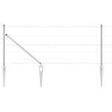 Recinzione da campo Argento 25 x 0.8 m Acciaio zincato