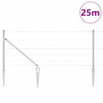Recinzione da campo Argento 25 x 0.8 m Acciaio zincato