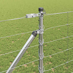 Recinzione da campo Argento 25 x 1,2 m Acciaio zincato