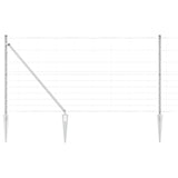 Recinzione da campo Argento 25 x 1,2 m Acciaio zincato