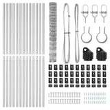 Recinzione da campo Argento 50 x 0.8 m Acciaio zincato