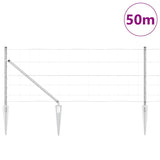 Recinzione da campo Argento 50 x 0.8 m Acciaio zincato