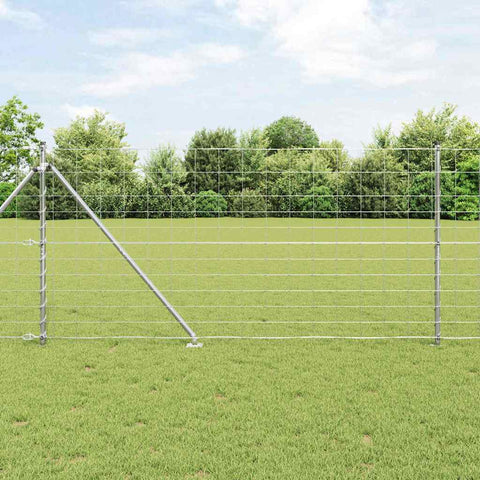 Recinzione da campo Argento 50 x 1.2 m Acciaio zincato