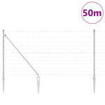 Recinzione da campo Argento 50 x 1.2 m Acciaio zincato