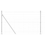 Recinzione da campo Argento 25 x 1.4 m Acciaio zincato