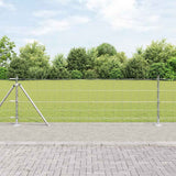 Recinzione Metallica Saldato con Base in Cemento 50 x 0,8 m