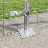 Recinzione da campo Argento 50 x 0.8 m Acciaio zincato