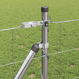 Recinzione Metallica Saldato con Base in Cemento 50 x 0,8 m