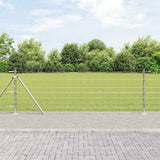 Recinzione Metallica Saldato con Base in Cemento 50 x 0,8 m