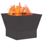 Focolare Nero 40 x 40 x 35 cm Acciaio