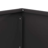 Focolare Nero 60 x 60 x 35 cm Acciaio