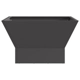 Focolare Nero 60 x 60 x 35 cm Acciaio